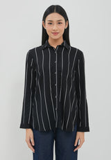 Ayara Black Stripe Shirt  |  G.11703