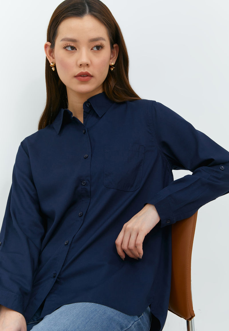 Nicole Navy Shirt | G.11644