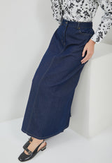 Alondra Blue Denim Skirt  | G.21145