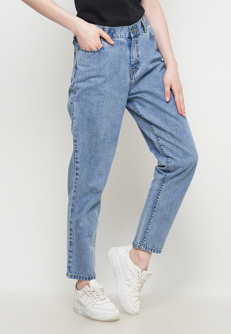 Medium wash rigid boyfried jeans 3607 | G.3607