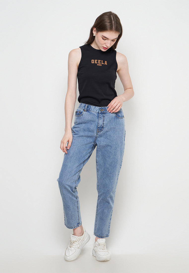 Medium wash rigid boyfried jeans 3607 | G.3607